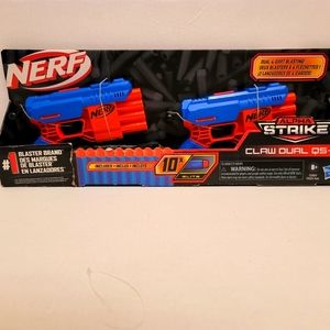 Nerf Alpha Strike Claw Dual QS-4 with 10 darts. New in box.